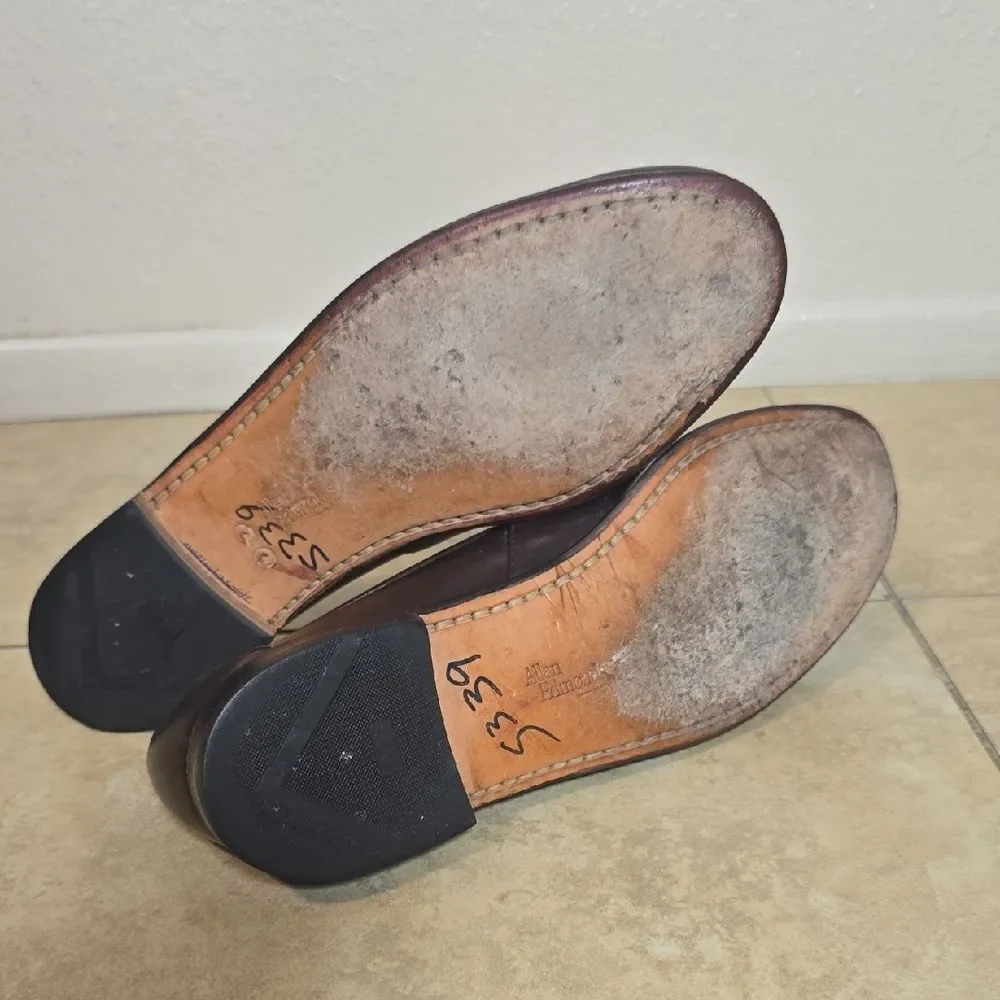 Allen Edmonds Rich Brown Leather Slip-Ons